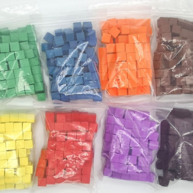 Board Game Hegemony - 100 sztuk/partii 10mm kostki drewniane kolorowe