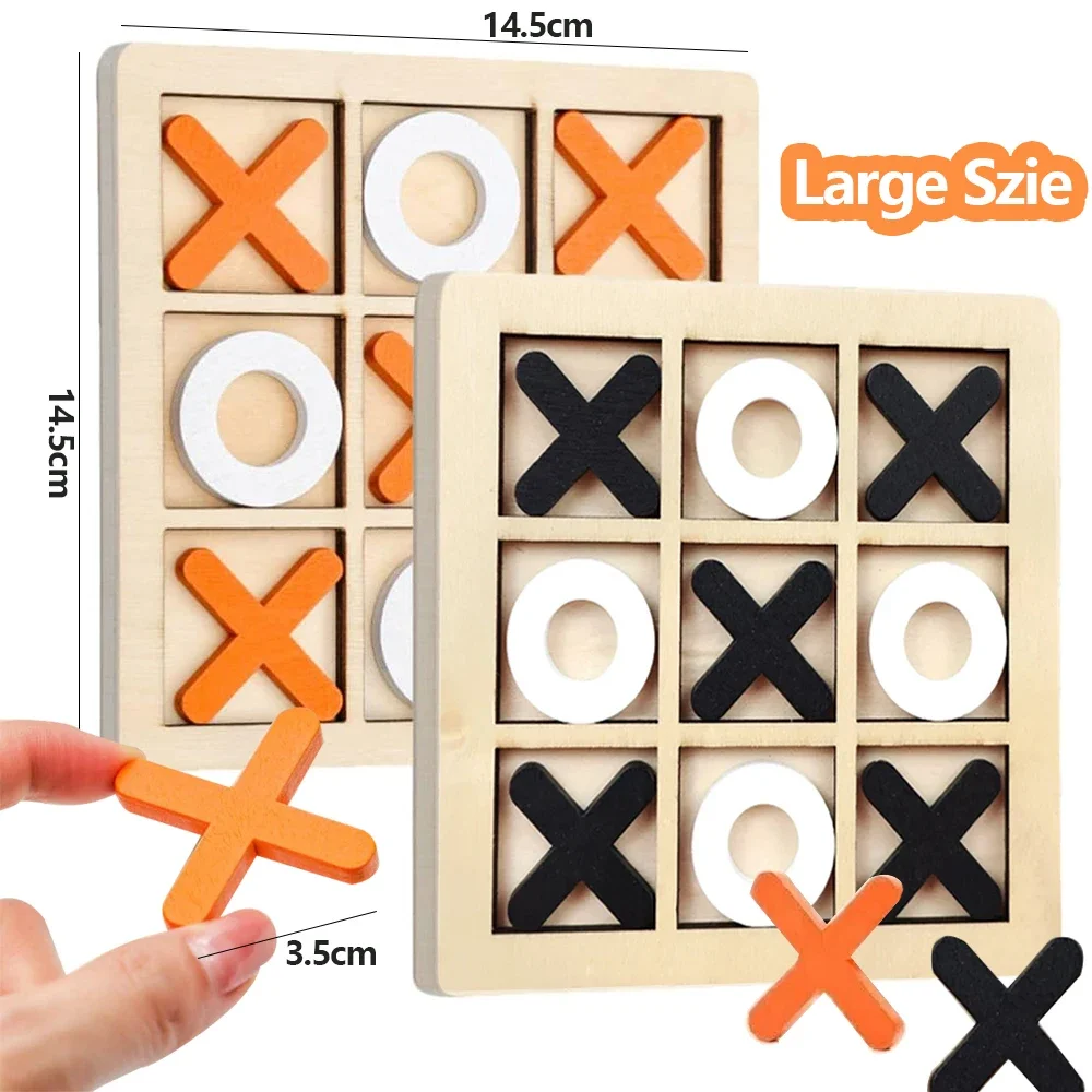 Board Game Anak - Drewniana gra XO Tic Tac Toe