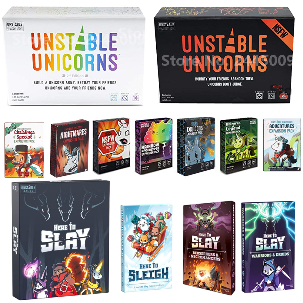 Board Game Zombies - Jednorożce gra w karty świąteczna specjalna
