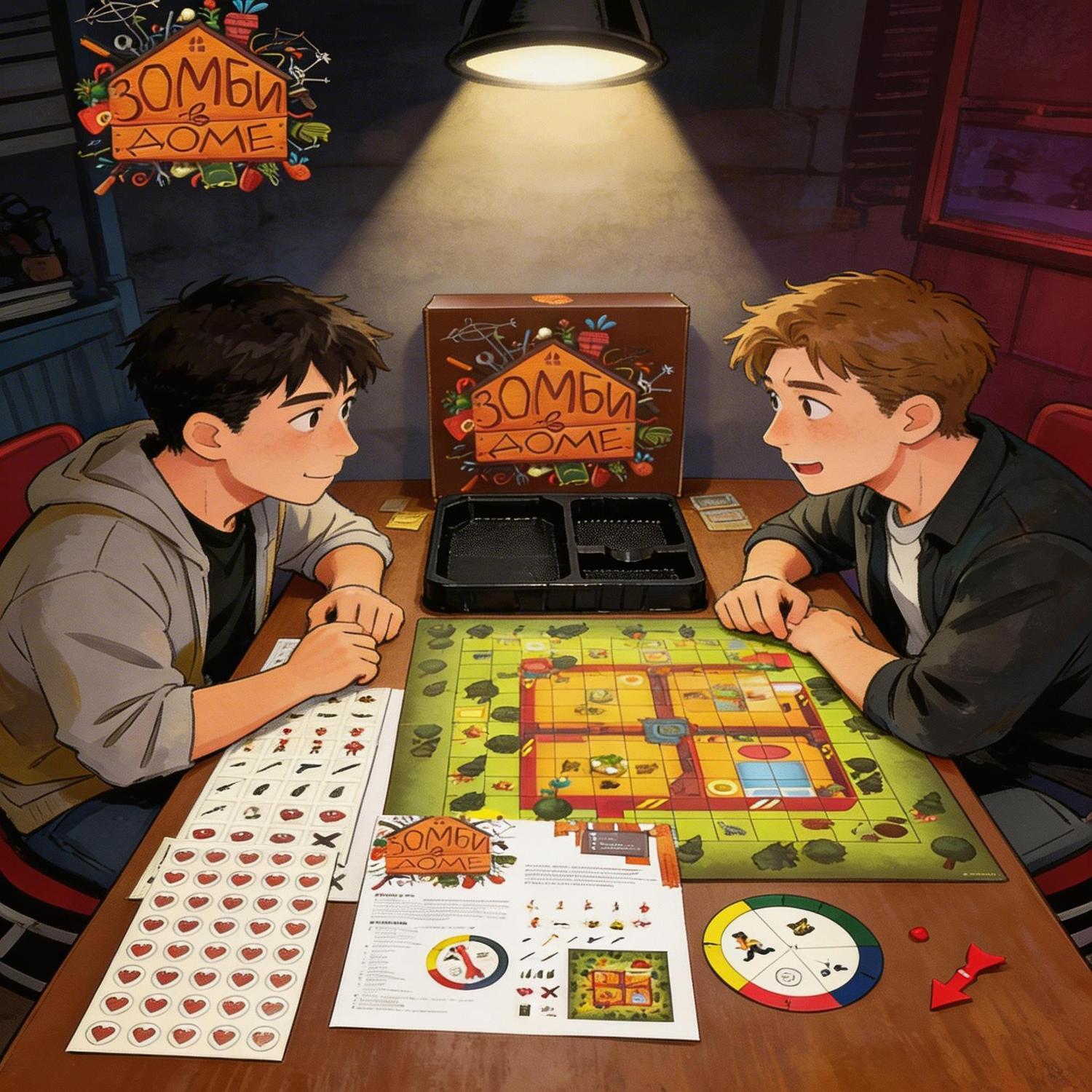 Board Game Zombies - Rosyjska wersja gry planszowej o tematyce