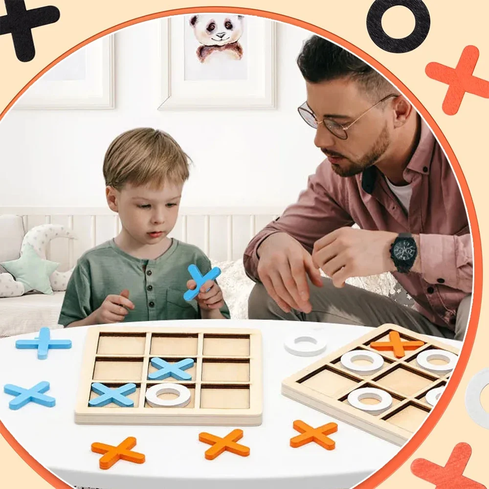 Drewniana gra XO Tic Tac Toe M – Board Game Anak recenzja i cena