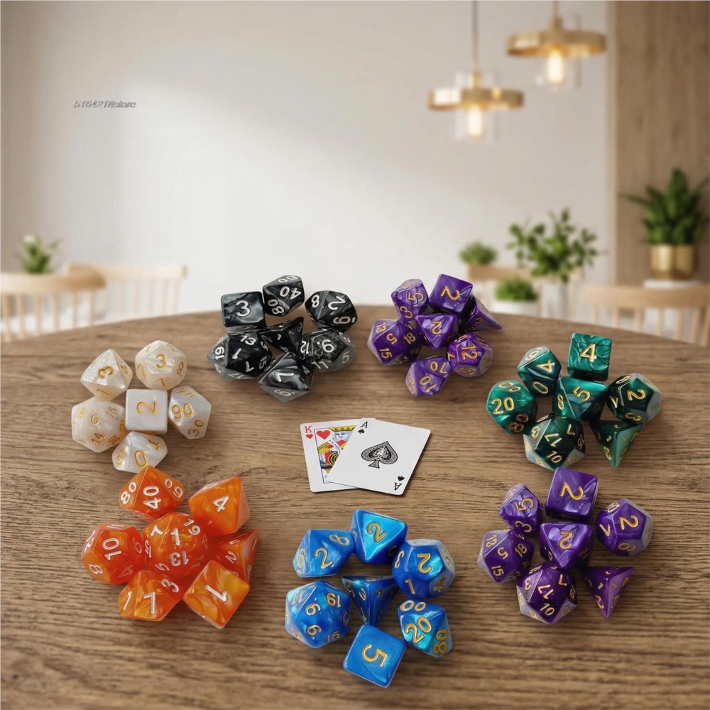 Zestaw 7 kostek do gier plansz – Board Game Hegemony recenzja i cena