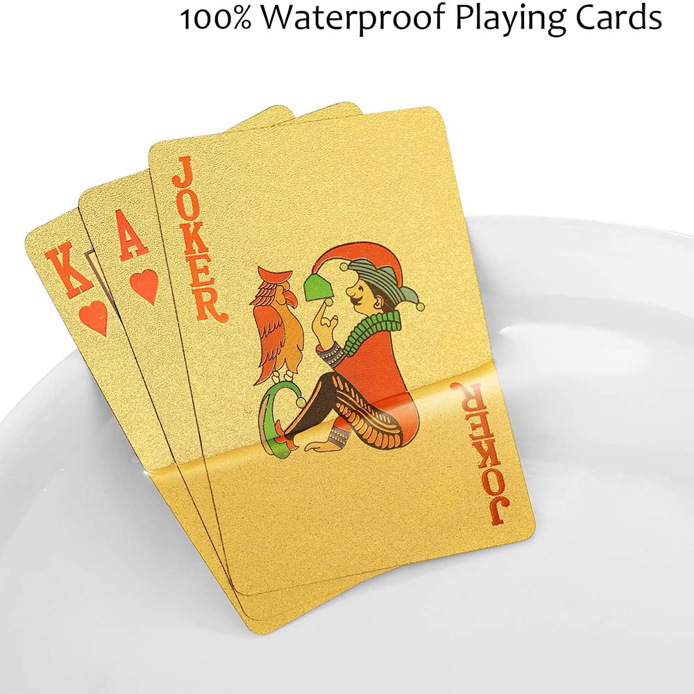 Karty do gry Wodoodporne złote – Board Game Illustration recenzja i cena