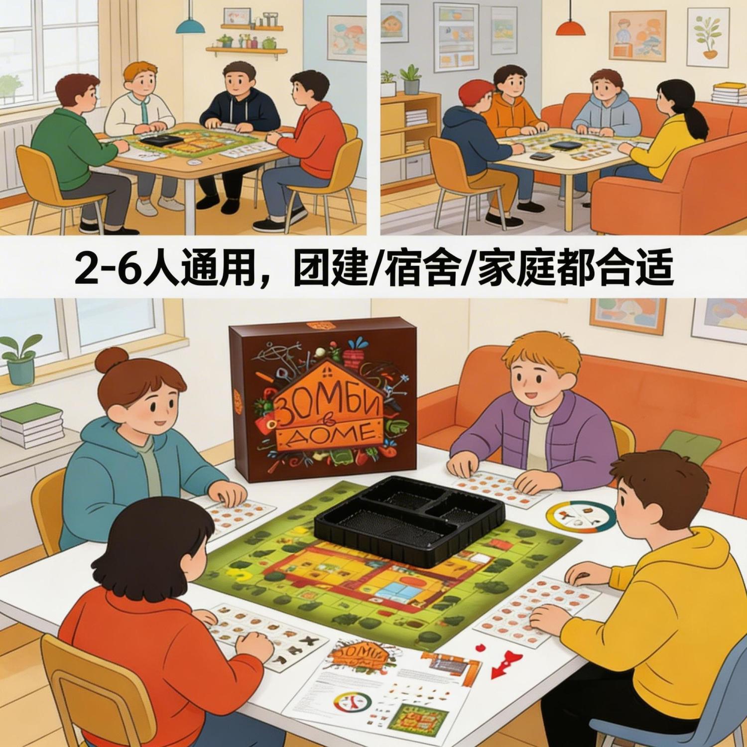 Rosyjska wersja gry planszowej – Board Game Zombies recenzja i cena