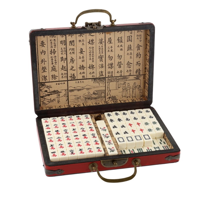 Zestaw do Mahjonga z 144 płytk – Board Game Vantage recenzja i cena